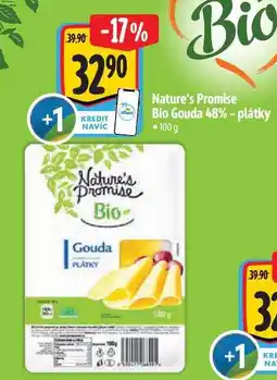 Albert Nature's Promise Bio Gouda plátky 100 g nabídka