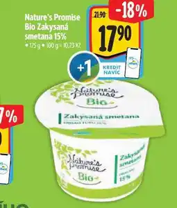 Albert Nature's Promise Bio Zakysaná smetana 15% 175 g nabídka