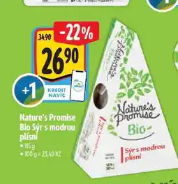 Albert Nature's Promise Bio Sýr s modrou plísní 115 g nabídka