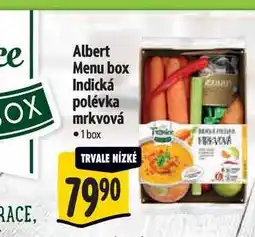 Albert Albert Menu box Indická polévka mrkvová 1 box nabídka