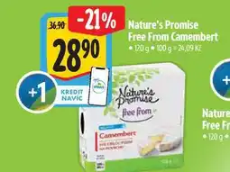 Albert Nature's Promise free from Camembert 120 g nabídka