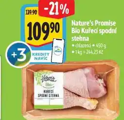 Albert Nature's Promise kuřecí stahna stehna 450 g nabídka