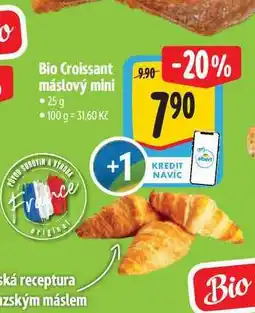 Albert Bio Croissant máslový mini 25g nabídka