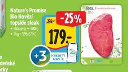 Albert Nature's Promise Bio Hovězí topside steak 300 g nabídka