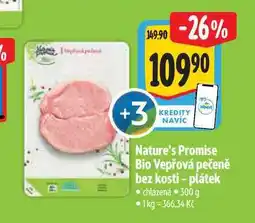 Albert Nature's Promise Bio Vepřová pečeně bez kosti - plátek 300 g nabídka