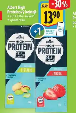 Albert Albert High Proteinový koktejl 30 g nabídka