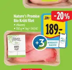 Albert Nature's Promise Bio Krůtí filet 350 g nabídka