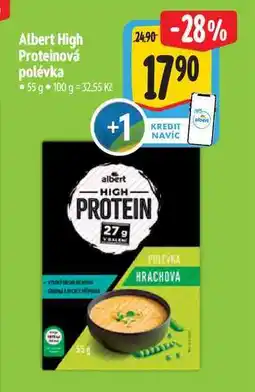 Albert Albert High Proteinová polévka 55 g nabídka