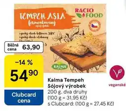 Tesco Kalma Tempeh Sójový výrobek veganské, 200 g nabídka