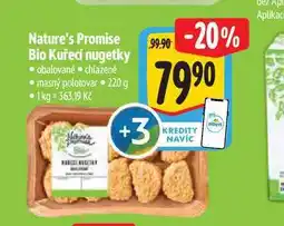 Albert Nature's Promise Bio Kuřecí nugetky 220 g nabídka