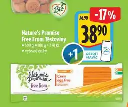 Albert Nature's Promise Free From Těstoviny 500 g nabídka