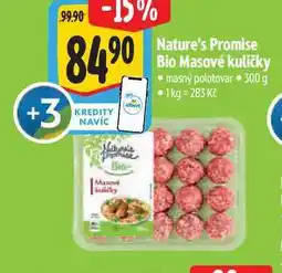 Albert Nature's Promise Bio Masové kuličky 300 g nabídka