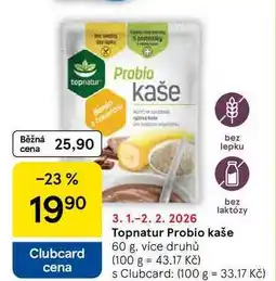Tesco Topnatur Probio kaše, 60 g, více druhů nabídka