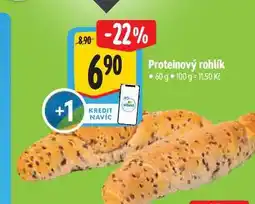Albert Proteinový rohlík 60 g nabídka