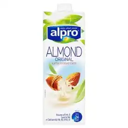 Tesco Alpro Mandlový nápoj 1l, vybrané druhy nabídka
