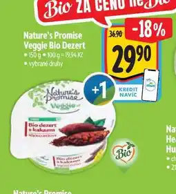 Albert Nature's Promise Veggie Bio Dezert 150 g nabídka