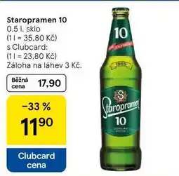 Tesco Staropramen 10, 0.5 l nabídka