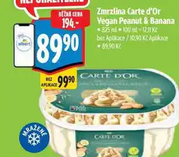 Albert Zmrzlina Carte d'Or Vegan Peanut & Banana 825 ml nabídka