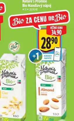 Albert Nature's Promise Bio Mandlový nápoj 1 l nabídka