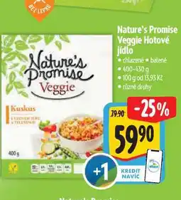 Albert Nature's Promise Veggie Hotové jídlo 400-430 g nabídka