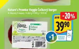 Albert Nature's Promise Veggie Čočkový burger 200 g nabídka