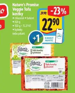 Albert Nature's Promise Veggie Tofu kostky 150 g nabídka