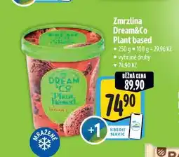 Albert Zmrzlina Dream&Co Plant based 250 g nabídka