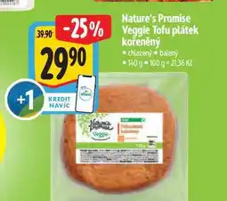 Albert Nature's Promise Veggie Tofu plátek kořeněný 140 g nabídka