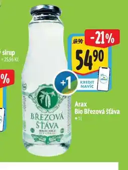 Albert Arax Bio Březová šťáva 1 l nabídka