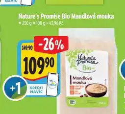 Albert Nature's Promise Bio Mandlová mouka 250 g nabídka