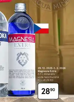 Tesco Magnesia Extra, 0.7 l, minerální voda neochucená nabídka