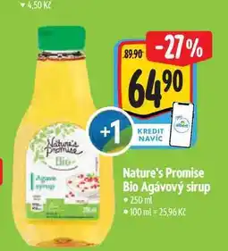Albert Nature's Promise Bio Agávový sirup 250 ml nabídka