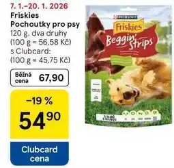Tesco Friskies Pochoutky pro psy, 120 g, dva druhy nabídka