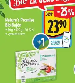 Albert Nature's Promise Bio Bujón 66 g nabídka