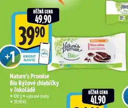 Albert Nature's Promise Bio Rýžové chlebíčky v čokoládě 100 g nabídka