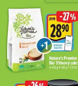 Albert Nature's Promise Bio Třtinový cukr 400 g nabídka