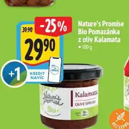 Albert Nature's Promise Bio Pomazánka z oliv Kalamata 100 g nabídka