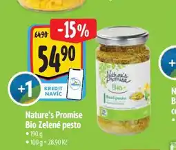 Albert Nature's Promise Bio Zelené pesto 190 g nabídka