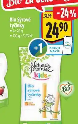 Albert Bio Sýrové tyčinky 4x20 g nabídka