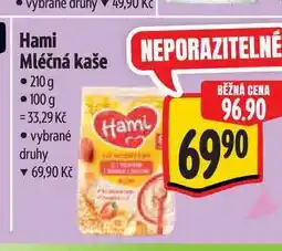 Albert Hami Mléčná kaše 210g nabídka