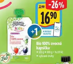 Albert Bio 100% ovocná kapsička 120 g nabídka