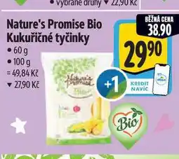 Albert Nature's Promise Bio Kukuřičné tyčinky 60 g nabídka
