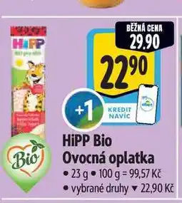 Albert HIPP Ovocná oplatka 23 g nabídka