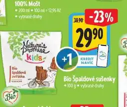 Albert Bio Špaldové sušenky 100 g nabídka