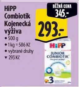 Albert HiPP Combiotik Kojenecká výživa 500 g nabídka