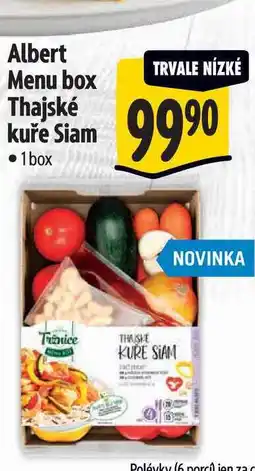 Albert Albert Menu box Thajské kuře Siam 1box nabídka