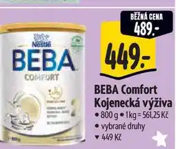 Albert BEBA Comfort Kojenecká výživa 800 g nabídka
