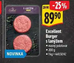 Albert Excellent Burger s lanýžem 200 g nabídka
