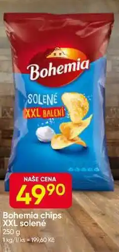 Hruška Bohemia chips XXL solené 250 g nabídka