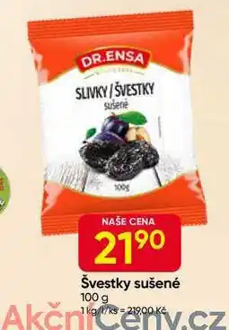 Hruška DR.ENSA Švestky sušené 100 g nabídka